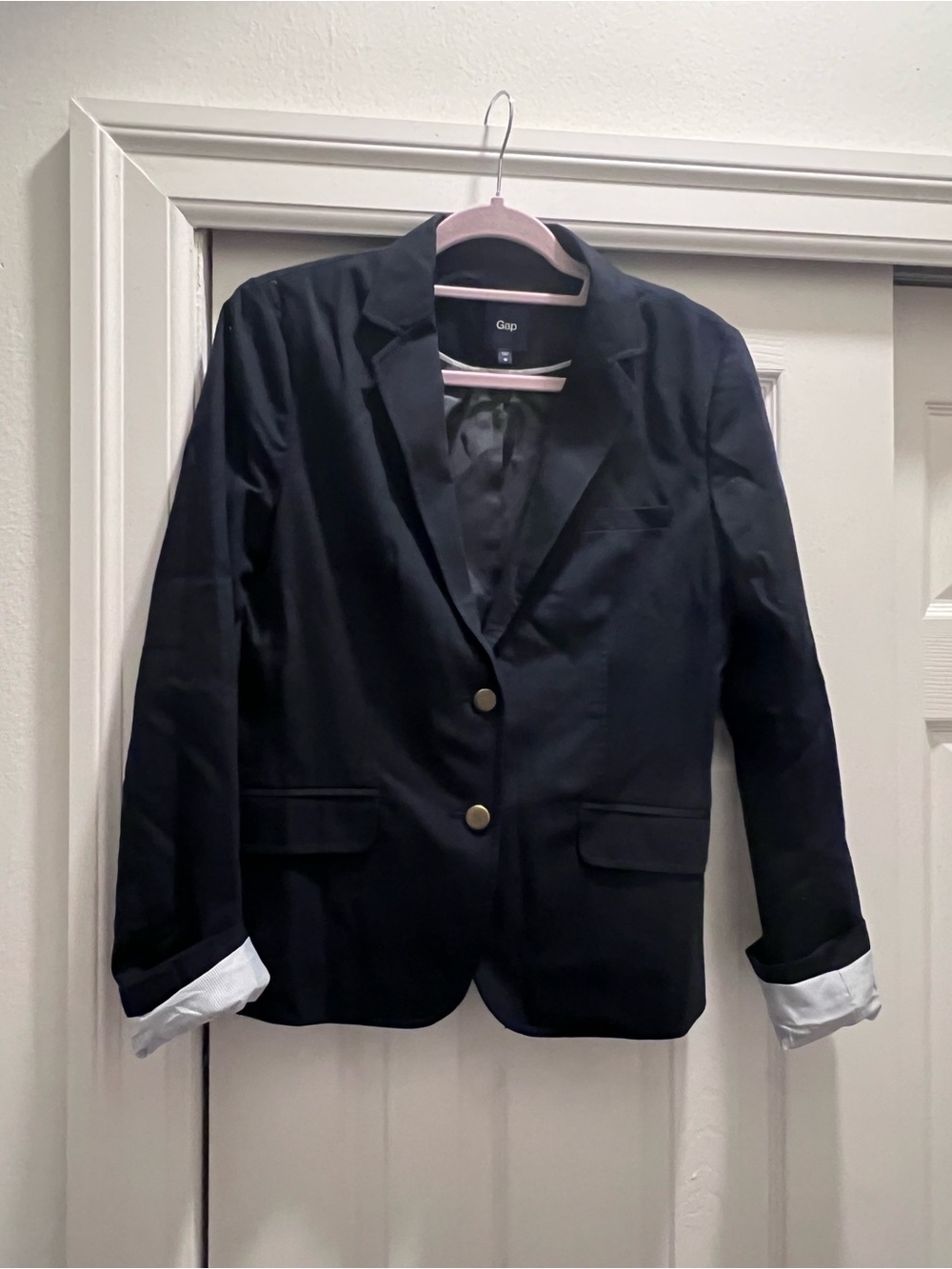GAP Women’s Dark Navy Two-Button Sport Coat